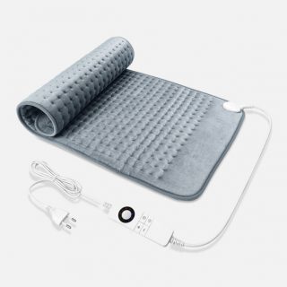 Almohadilla Elect.bustillo Gris 100w 85x45cm 6niv Autoapagado, Temperatura Reg,lavable