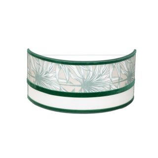 Aplique Caledonia 1xe27 Blanco/verde 15,5x33x13cm