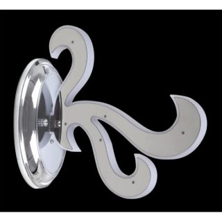 Aplique Led Fuego 1 L Cromo 9w 360lm 4000k 23x12x26,5