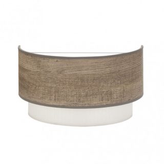 Aplique Myriam 1xe27 Madera Gris 17x30x16 cm