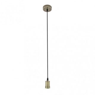 Arm.colgante Puja 1xe27 Cuero Regx10x10 Cm