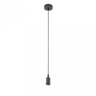 Arm.colgante Puja 1xe27 Marron Regx10x10 Cm