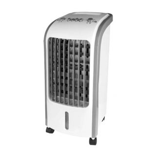 Climatizador Evaporativo Ventisca Blanco 80w 3vel 4litros Oscilante.portatilil C/acumulador De Frio 57x26x24cm