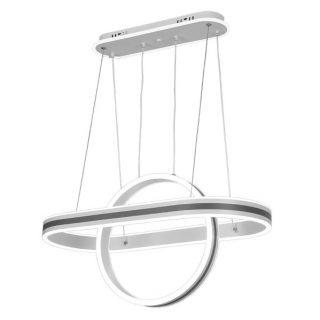 Colgante Alpes Gris 112w 3000-4000-6000k Regx65x34 Cm 8960lm C/remoto Y Reg.intensidad