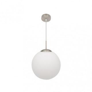 Colgante Astro 1xe27 Blanco/niquel Regx30x30 Cm