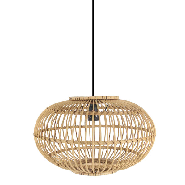 Colgante Bambu Viseu Neg/natural 1xe27 Regx40x40cm