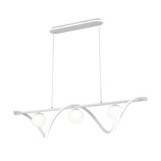 Colgante Century Blanco 151w 3000-4000-6000k 12590lm C/luz Ambiente, Remoto, Reg.intensidad Regx120x26cm
