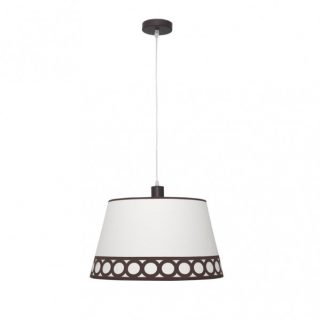 Colgante Dalia 1xe27 Beis/marrón Regx40x40 Cm