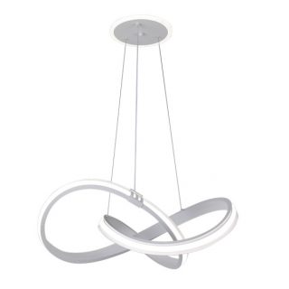 Colgante Glow Blanco 129w 3000-4000-6000k 10920lm C/luz Ambiente Remoto Y Reg.intensidad Regx58x58cm