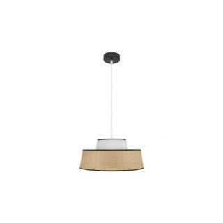 Colgante Jia 1xe27 Natural/blanco Regx40x40 cm