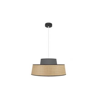 Colgante Jia 1xe27 Natural/gris Regx50x50 cm