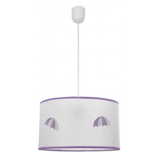 Colgante Lluvia 1xe27 Lila Regx30d