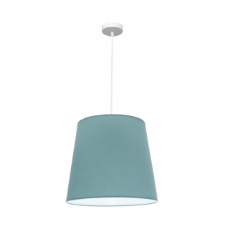 Colgante Maldivas 1xe27 Blanco/turquesa Reg.40d