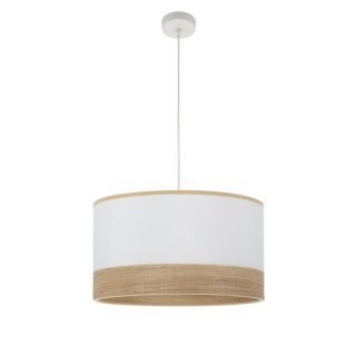 Colgante Olga 1xe27 Blanco/blanco-mad.clara Regx50x50 Cm