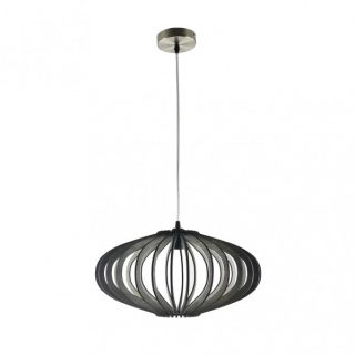 Colgante Sapelli 1xe27 Madera Cafe Regx45x45 Cm