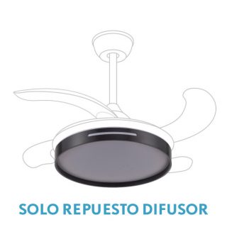 Difusor Ventilador Mbatis Negro