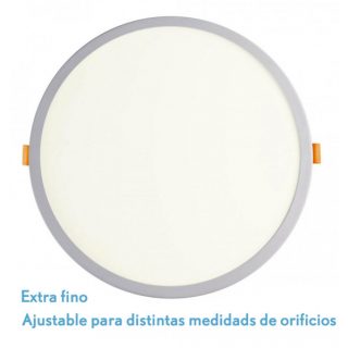Downlight 20w 4000k Blanco Lejania 1x23x23 Cm 1900lm Empotrar Corte Ajustable 5-21cm