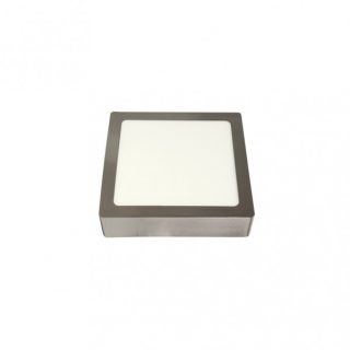 Downlight Superf.toba 12w 4000k Niquel Cuadrado 1080lm 3,5x17x17 Cm
