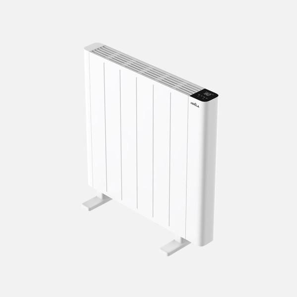 Emisor Termico De Aluminio Point Blanco 1200w 3modos Prog.7dias Tactil Protecc.antivuelco 58x59x8cm