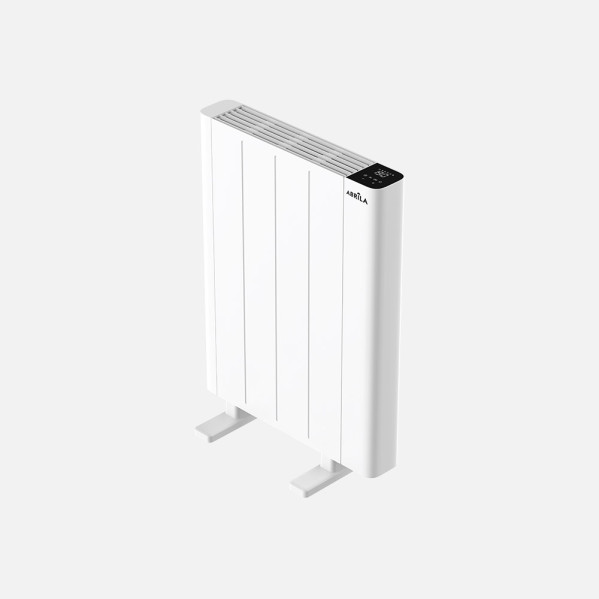 Emisor Termico De Aluminio Point Blanco 600w 3modos Prog.7dias Tactil Protecc.antivuelco 58x43x8cm