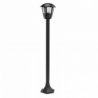 Farola Exterior Aluminio Alnilan 1xe27 Negro Ip44 94x18x18 Cm
