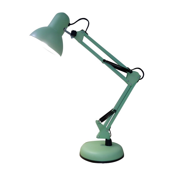 Flexo Articulado Viar 1xe27 Verde 55x12,5x14cm