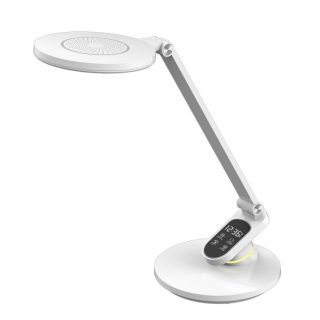 Flexo Hamlet Blanco 10w 800lm 3000-4500-6000k Hora Reg.intensidad Aviso Descanso 44,3x19,1x28,3cm