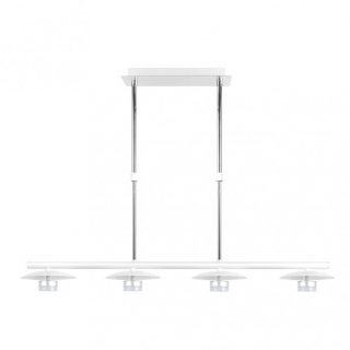 Lampara Ciudad Del Cabo 4l 24w 4000k Blanco/plata Regx85x15 Cm 1920 Lm