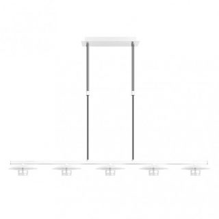 Lampara Ciudad Del Cabo 5l 30w 4000k Blanco/plata Regx104x15 Cm 2400 Lm