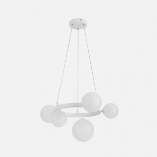 Lampara Lozolla 5xg9 Blanca Regx52x52cm