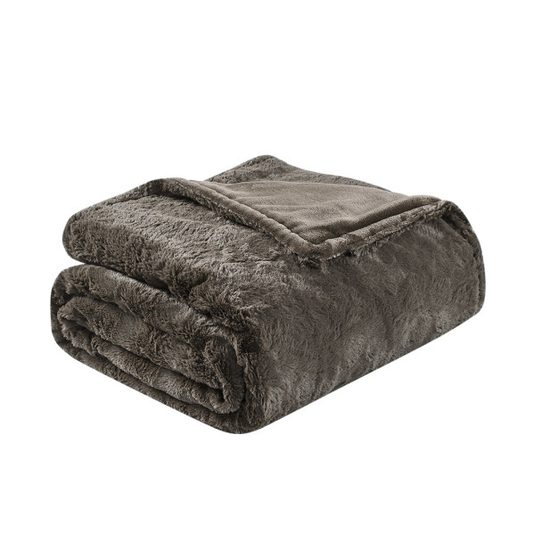 Manta Elect. Hervas Marron 160w 180x130cm 9niveles Autoapagado, Protec.seg.,lavable