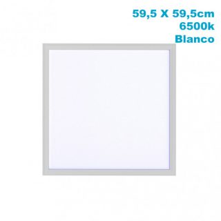 Panel Led 48w 6500k Lino Blanco 4800lm 1x59,5x59,5 Cm Corte 59x59 Cm