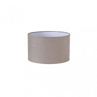 Pantalla Cilindrica Happy E27 Lino Gris 30dx30dx20h
