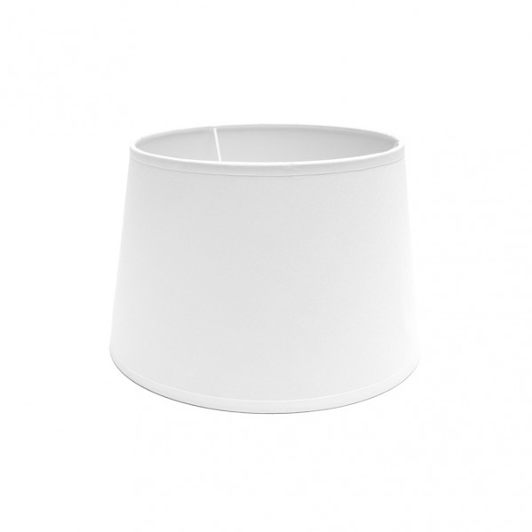 Pantalla Clara E27 Blanca 30dx22dx18h Conica Abierta