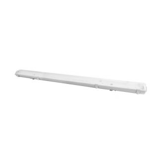 Pantalla Estanca Basik Para Led 1xt8 120cm Ip65 Gris C/reflector Blanco 9x127x7,3cm