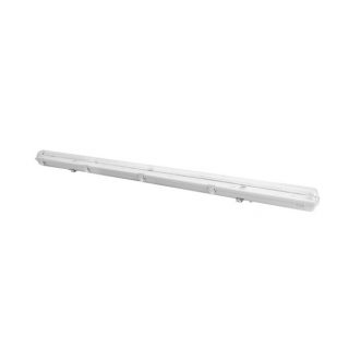 Pantalla Estanca Basik Para Led 1xt8 150cm Ip65 Gris C/reflector Blanco 9,5x156x8,5cm
