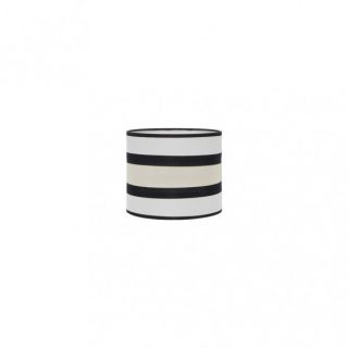 Pantalla Lampara Karla E14 Blanca/beis 14dx14dx15h