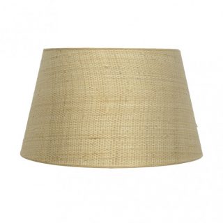 Pantalla Salma E27 Natural 45dx35dx30h Conica Abierta