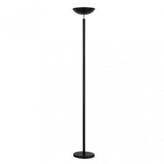 Pie De Salon Luyten 2xe27 Negro Mate 180x27x27 Cm