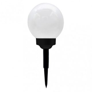 Pincho Ext. Solar 5000k 50lm Kira Negro C/sensor Crepuscular Ip65 32/36x15x15 Cm Carga 5-6h Uso 6h