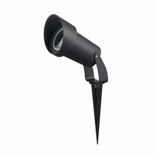 Pincho Exterior Clavos 1xgu10 Negro 22,8x8,6dpolicarbonato Ip65