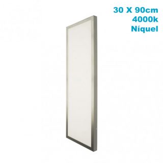 Plafon 72w 4000k 3,5x30x90 Cm Plano Niquel 6120lm