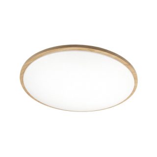 Plafon Eglon 36w 3000-4000-6500k Blanco/Madera 3528lm 6,5x39x39cm C/remoto Y Reg.intensidad