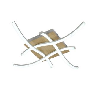 Plafon Murray 80w 3000-4000-6500k Blanco/haya 8800lm C/remoto,memoria Y Reg.intensidad 10,5x62,5x62,5cm