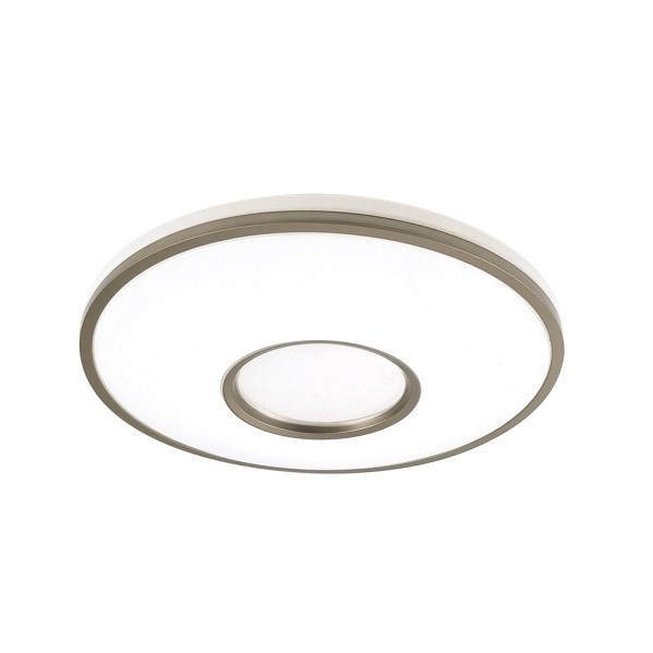 Plafon Perote 36w 3000-4000-6500k Blanco/Cuero 3528lm 7,5x39x39cm C/remoto Y Reg.intensidad