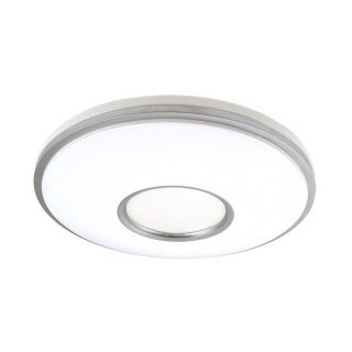 Plafon Perote 60w 3000-4000-6500k Blanco/Plata 5880lm 8x49x49cm C/remoto Y Reg.intensidad