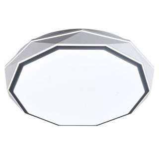 Plafon Red.odiel Gris 120w 3000-4000-6000k 7x50x50 Cm 10200lm C/remoto