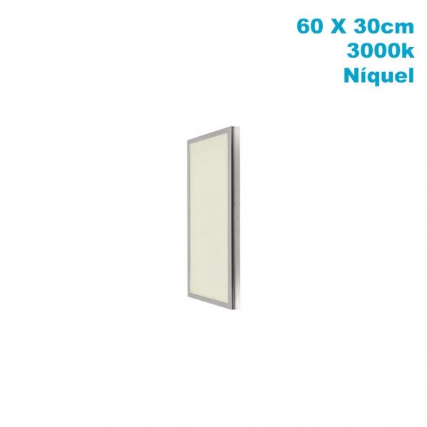 Panel Superf. 36w 3000k Niquel Satinad 2,3x60x30 2880lm Tolstoi