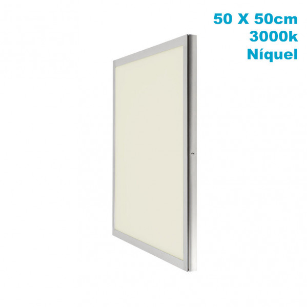 Panel Superf. 48w 3000k Niquel Satinad 50x50x2,3 3840lm Tolstoi