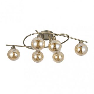 Plafon Varanasi 6xg9 Cuero 21x65x30 Cm